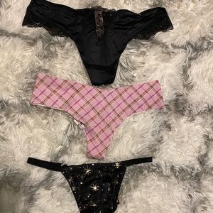 Victoria’s Secret thongs size XS, never been worn or tried on.